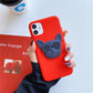 3D French bulldog Iphone cases by Style's Bug - Style's Bug Red / For iPhone 14 Plus