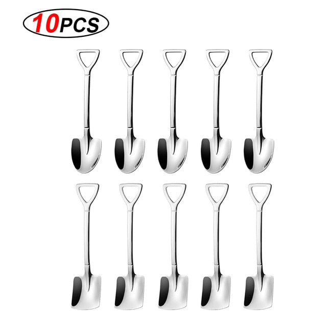 MiniShovels™- Dessert spoons ( 10 pcs pack ) - Style's Bug random style spoon