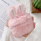 Fluffy Bunny Airpod cases by SB - Style's Bug Pink - For AirPods pro