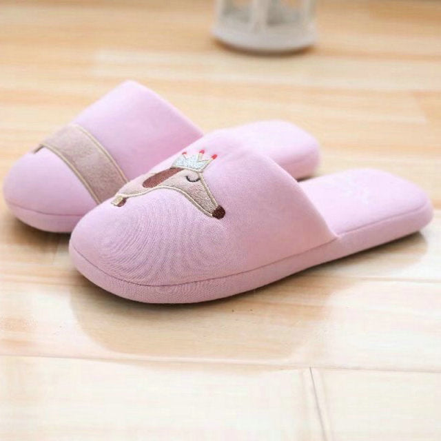 Queen Dachshund indoor slippers - Style's Bug Pink / 6