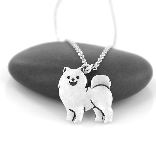 Samoyed necklace by Style's Bug - Style's Bug