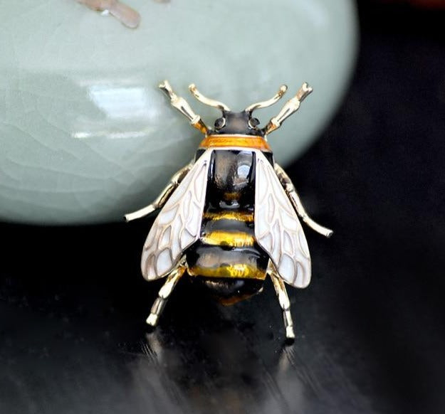 Realistic Bee pins by Style's Bug - Style's Bug Two Gold pins