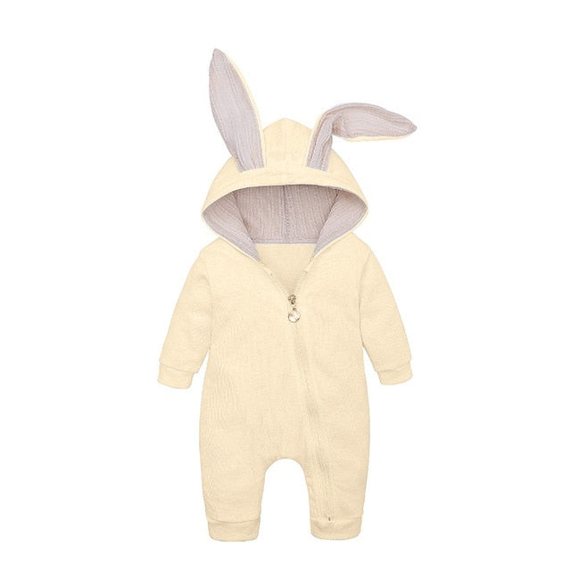 Baby Bunny Jumpsuit - Style's Bug Beige / 6-9 months
