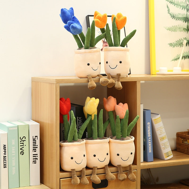 Flower pot plushies by Style's Bug - Style's Bug