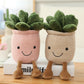 Flower pot plushies by Style's Bug - Style's Bug 2pcs ( pink + khaki succulent )