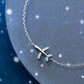 Silver Airplane bracelet by Style's Bug - Style's Bug