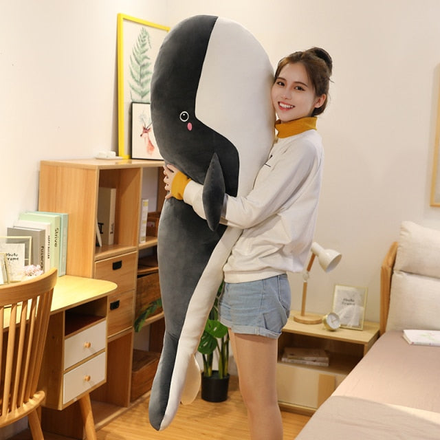 Whale plushies by Style's Bug - Style's Bug Gray / 50cm