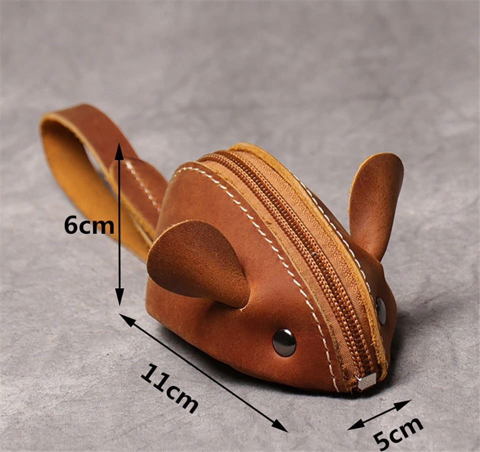 Leather Rat Coin Purse by Style's Bug - Style's Bug