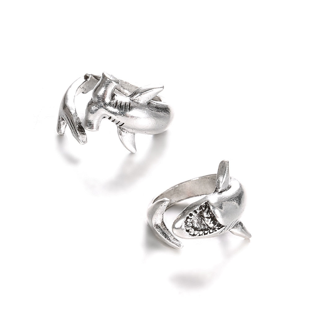Shark rings by SB (Hammerhead + Great white) - Style's Bug
