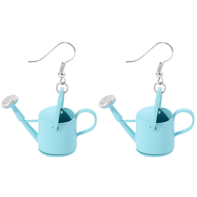 Watering Can Earrings by Style's Bug - Style's Bug Blue / 1 pair
