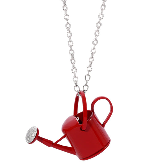 Watering Can necklace by Style's Bug - Style's Bug Red