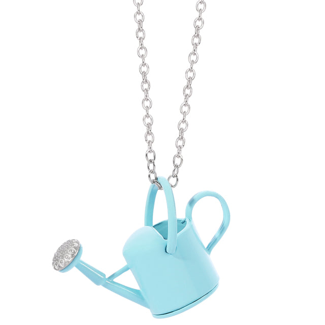 Watering Can necklace by Style's Bug - Style's Bug Blue