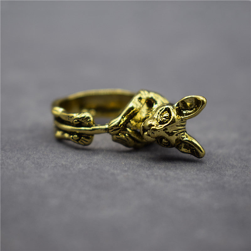 Vintage Sphynx Ring by SB - Style's Bug Antique Bronze Plated
