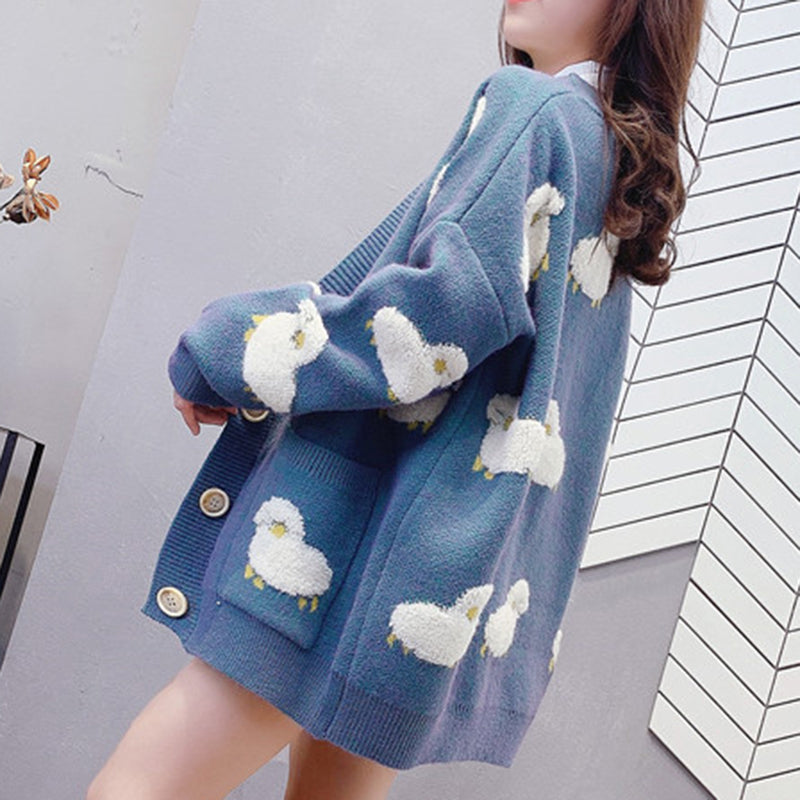 Sheep sweater coat by Style's Bug - Style's Bug