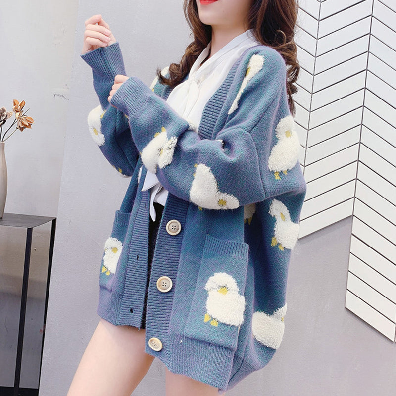 Sheep sweater coat by Style's Bug - Style's Bug