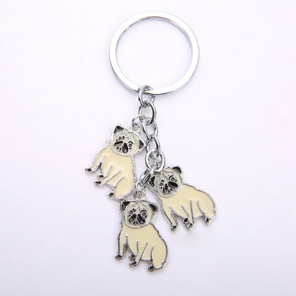 Pug keychains by Style's Bug (2pcs pack) - Style's Bug Three Pugs