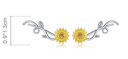 Sunflower Earrings by Style's Bug - Style's Bug