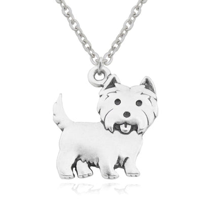 Vintage West highland Terrier necklace by Style's Bug - Style's Bug Left Necklace / 45cm