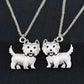 Vintage West highland Terrier necklace by Style's Bug - Style's Bug Both left and right Necklace / 45cm