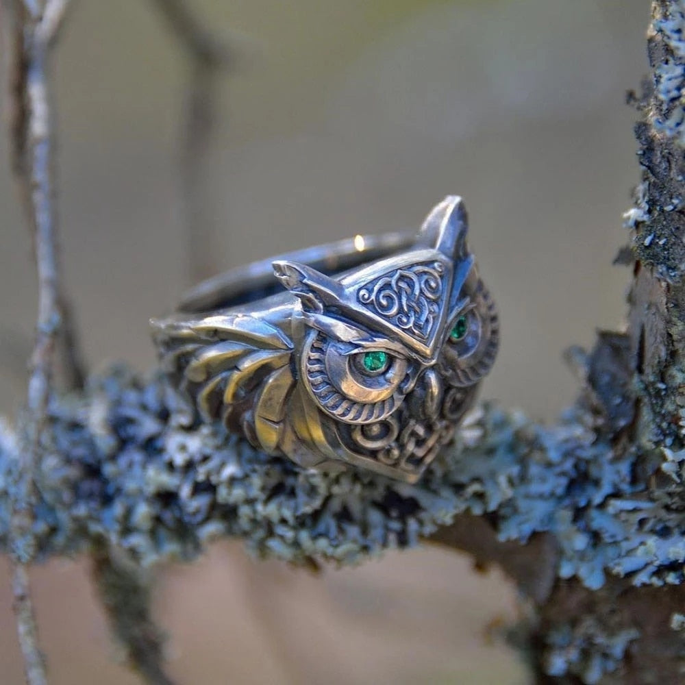 Crystal Eyes Owl Ring by Style's Bug - Style's Bug