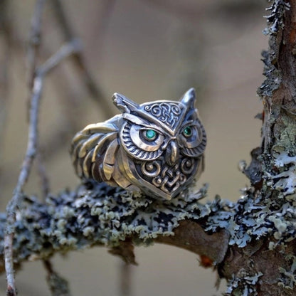 Crystal Eyes Owl Ring by Style's Bug - Style's Bug 8