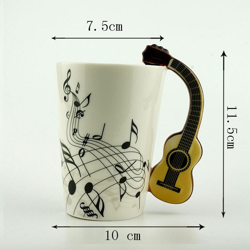 Musical instrument mugs by Style's Bug - Style's Bug