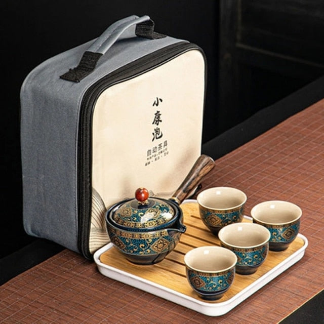 Portable 360° Rotational Tea Maker Set - Style's Bug Classic