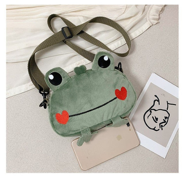 Miss. Frog Shoulder bag by Style's Bug - Style's Bug Red Heart