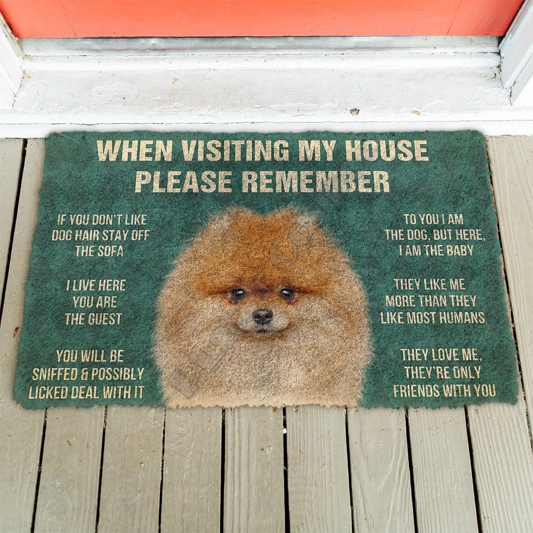 " Pomeranian rules " mat by Style's Bug - Style's Bug