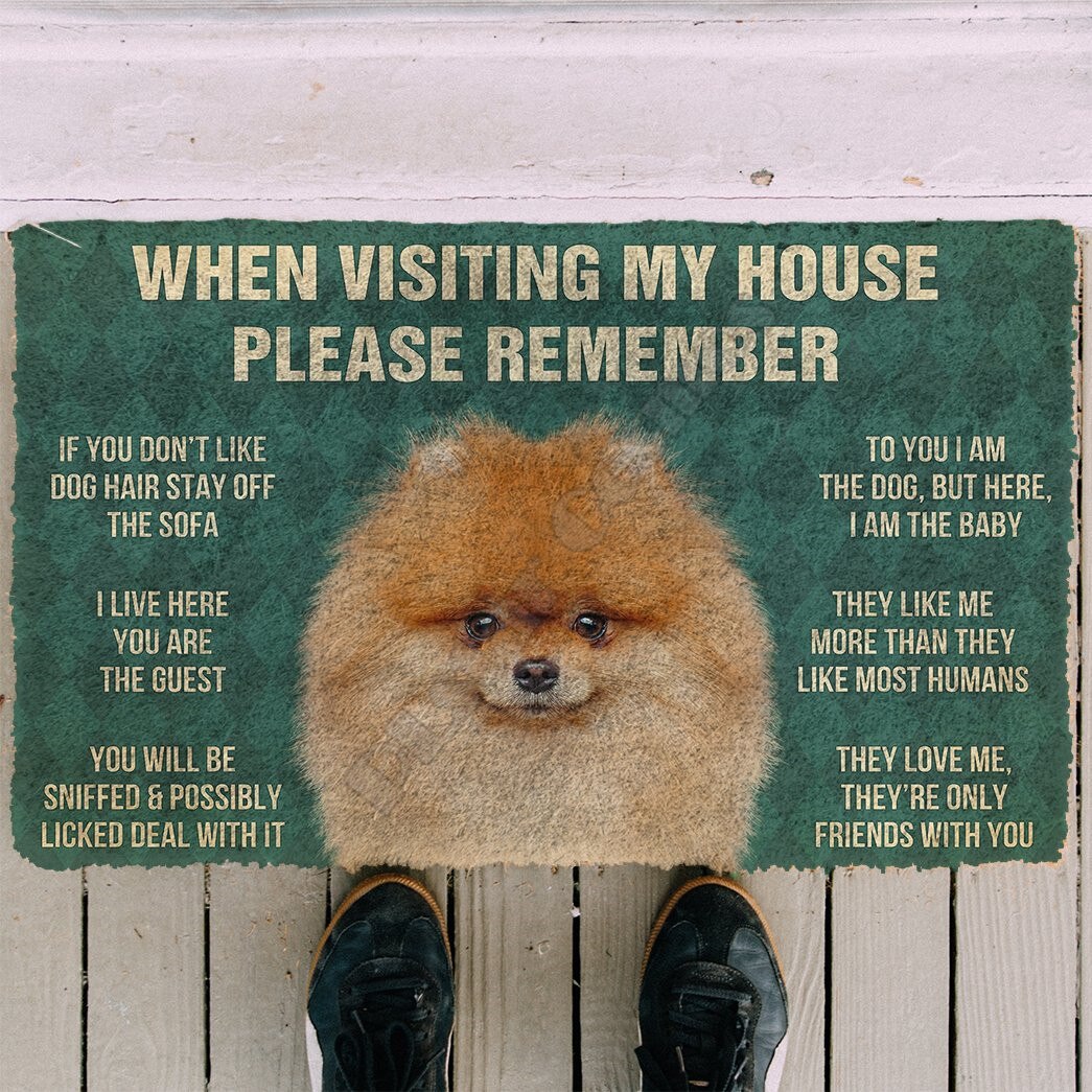 " Pomeranian rules " mat by Style's Bug - Style's Bug