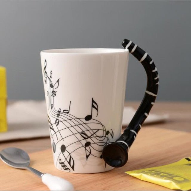 Musical instrument mugs by Style's Bug - Style's Bug Clarinet