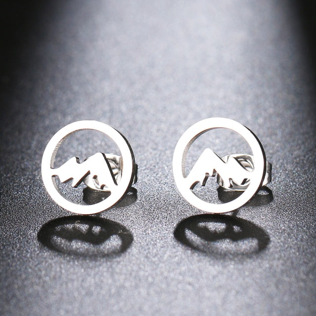 Mountain earrings by Style's Bug - Style's Bug Silver
