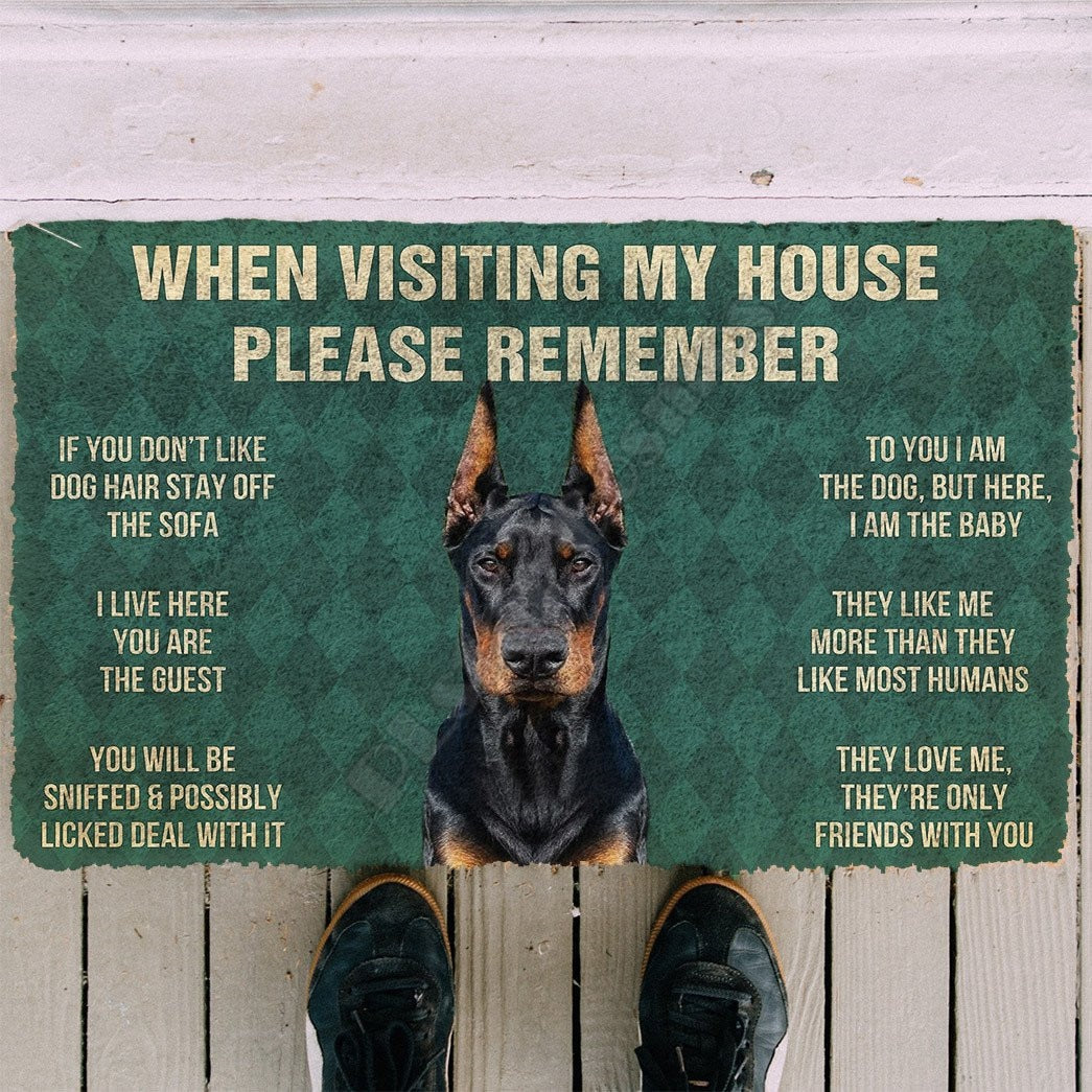 " Dobermann Pinscher rules " mat by Style's Bug - Style's Bug