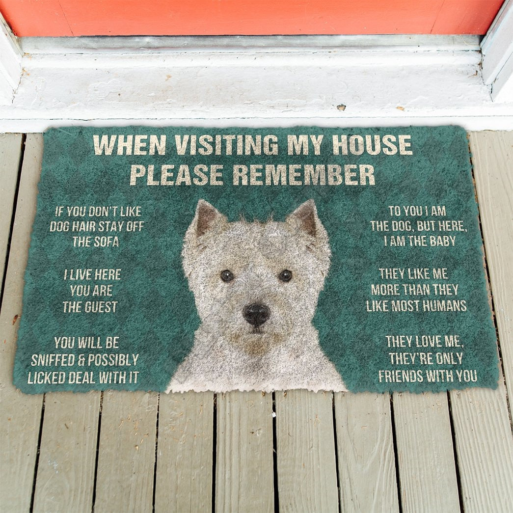 " West Highland Terrier's Rules " mats by Style's Bug - Style's Bug