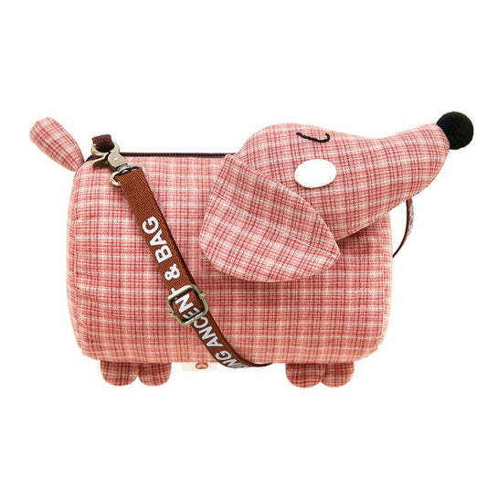 Dachshund messenger bag by SB - Style's Bug Pink