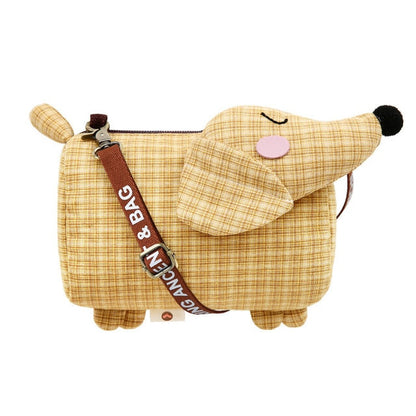 Dachshund messenger bag by SB - Style's Bug Light yellow