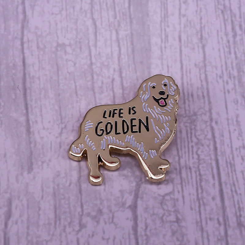 Life is Golden pins (2pcs pack) - Style's Bug