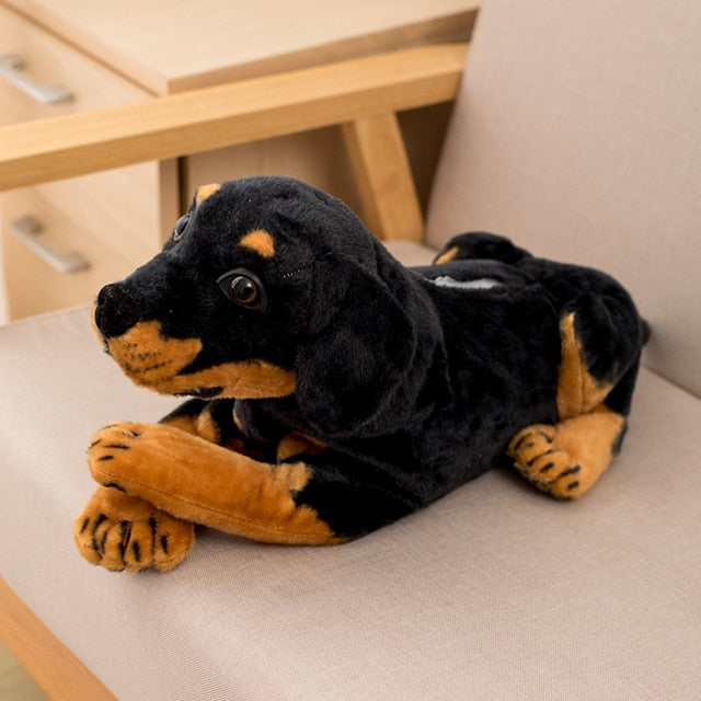 Animal tissue box plushies by Style's Bug - Style's Bug Rottweiler