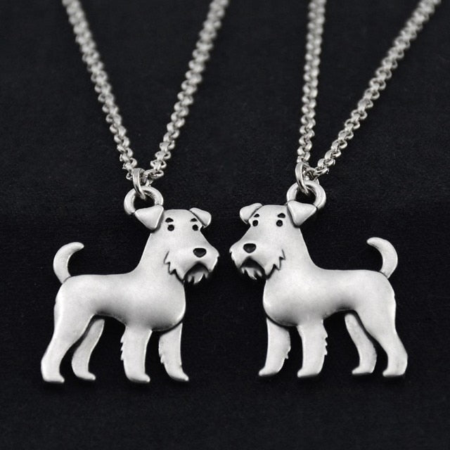 Vintage Schnauzer necklace - Style's Bug Both right & left necklaces - 25% off / 50cm