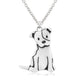 Sitting Pitbull dog necklace by Style's Bug - Style's Bug Left Necklace / 50cm
