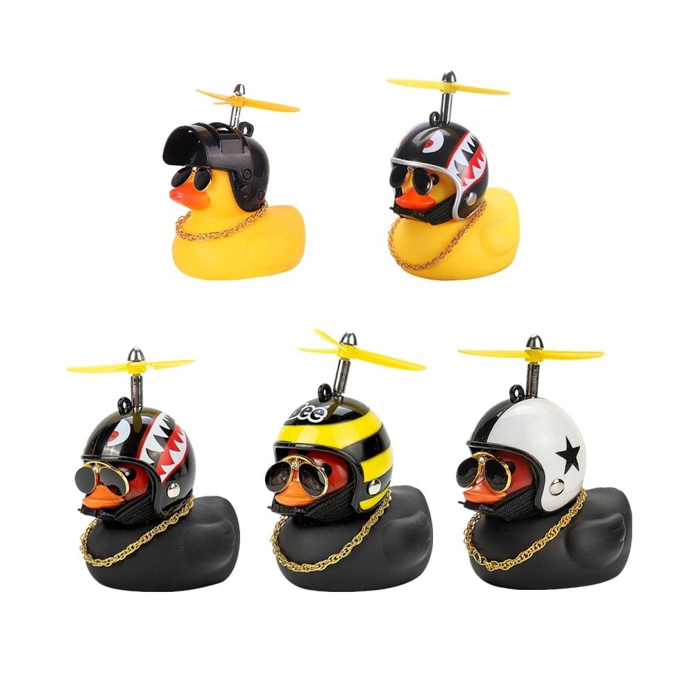 Helmet Duck Car Ornament by Style's Bug (2pcs pack) - Style's Bug