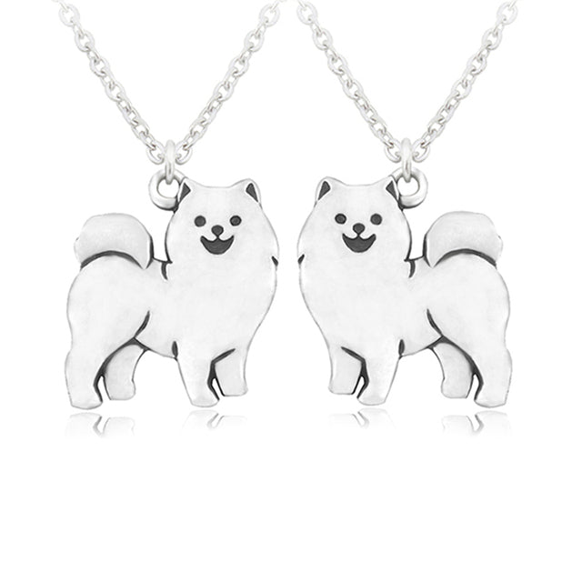 Samoyed necklace by Style's Bug - Style's Bug Both left and right Necklaces / 45cm