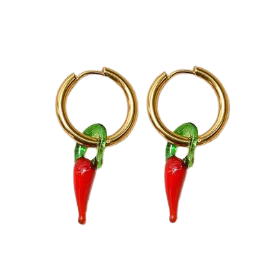 Chili earrings by Style's Bug - Style's Bug
