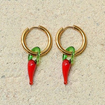 Chili earrings by Style's Bug - Style's Bug Default Title