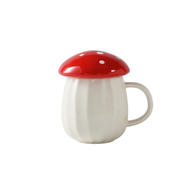 Realistic Mushroom mugs by Style's Bug (with lid) - Style's Bug Fly agaric