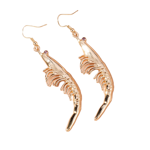 Shrimp earrings by Style's Bug - Style's Bug