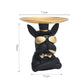 "Frenchie the waiter" Statue trays by Style's Bug - Style's Bug Crossed arms + Cigar - Black
