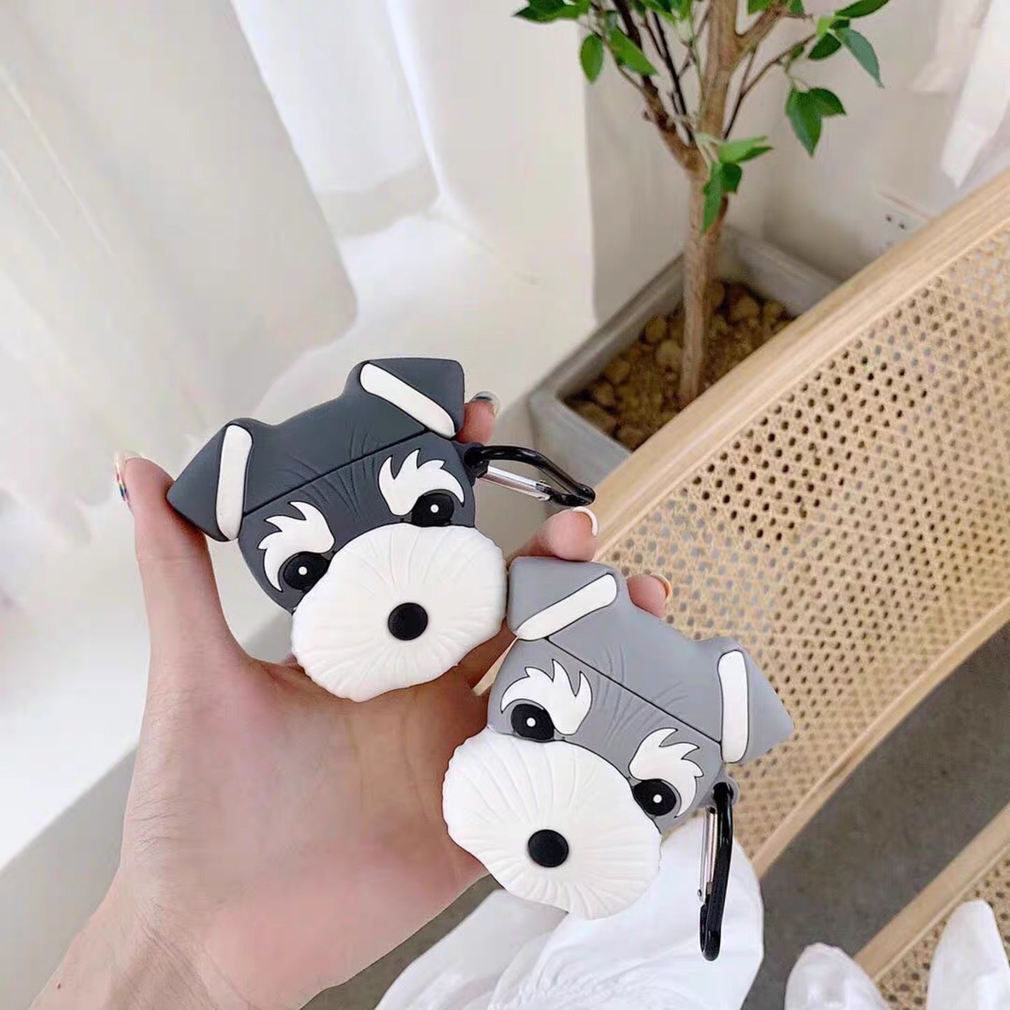 Schnauzer airpods case by Style's Bug - Style's Bug