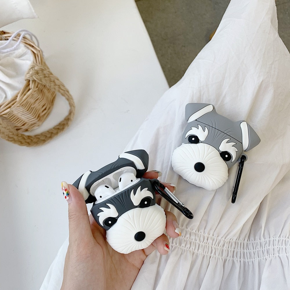 Schnauzer airpods case by Style's Bug - Style's Bug