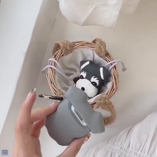 Schnauzer airpods case by Style's Bug - Style's Bug